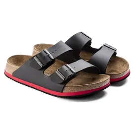 Birkenstock Arizona Superlauf Schwarz/Rot 47