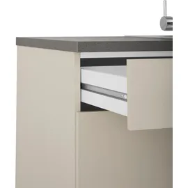 WIHO KÜCHEN Küchenzeile Cali 160 cm beige