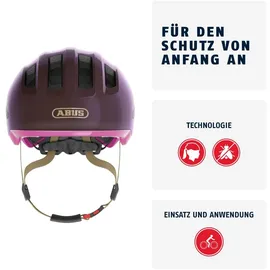 ABUS Smiley 3.0 ACE LED Kinder royal purple M