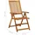 vidaXL Hochlehner 69 x 69 x 111 cm rot 4 St.