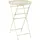 Beliani Bartisch rund 60 cm klappbar Grün