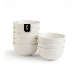Home4You Müslischalen 8er Set, - Ø 14 cm - Bone China - 8er Set