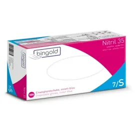 BINGOLD GmbH + Co. KG BINGOLD Nitril 35 Einweghandschuhe puderfrei Schwarz