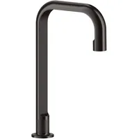 GESSI Inciso Auslauf Metall Schwarz gebürstet