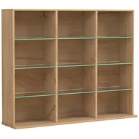 VCM Holz CD DVD Standregal Bücherregal Raumteiler Deko Regal