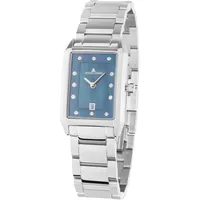 Jacques Lemans 1-2158L Torino eckige Damenuhr 23mm 5ATM -
