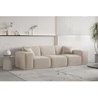 Fun Möbel Sofa Designersofa celes premium 3-Sitzer in Stoff