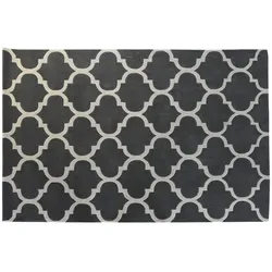 Teppich DKD Home Decor 160 x 230 x 2 cm Grau Polyester Ethnisch