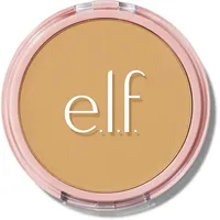 e.l.f. Halo Glow Powder Filter, Gepresster Finishing-Puder, Aufbaubare Deckkraft, Verfeinert das Porenbild, Mit Velours-Puderquaste und Spiegel, Vegan & Tierversuchsfrei, Medium Neutral