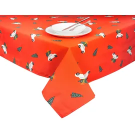 Excelsa Tischdecke Ready for Christmas 140 x 180 cm Rot