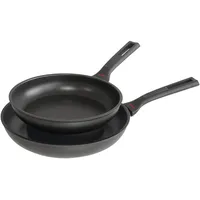 Guzzini - Cook&Plus Set 2 Antihaft-Pfannen 24/28 - Schwarz