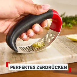 Tefal Knoblauchpresse Ingenio+ Edelstahl/Kunststoff schwarz/rot