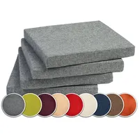 Sunnypillow 4er Set Stuhlkissen mit Bindebänder - 40 x