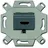 Busch-Jaeger 0261/33 HDMI-Anschlussdose mit Schraubklemmen und Zugentlastung, 2CKA000230A0429