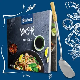 CLP Wok-Set Ø 36 cm Karbonstahl grau