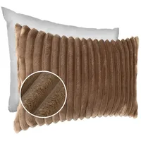 Kisska Dekokissen Kissenbezug Sofakissen Pillow Plüsch Kuschelkissen Zierkissen Cord