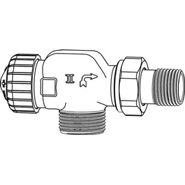 HEIMEIER V-exact II Thermostatventil DN 15 G 3/4 AG