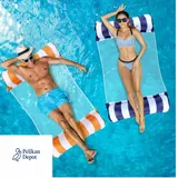 Luftmatratze 2 Stück aufblasbare Wasserhängematten für Pool und Strand