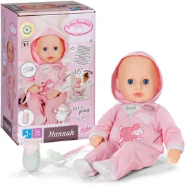 Zapf Creation Baby Annabell Hannah Spiel mit Mir 36 cm