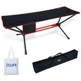 CCLIFE Camping Hängematte mit Gestell 80 kg 4,5 kg mit Einkaufstasche - Rot