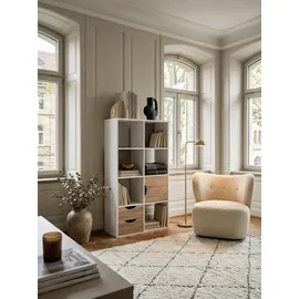 KADIMA DESIGN Bücherregal 8 Fächer 0 x 0 x 0 cm Weiß