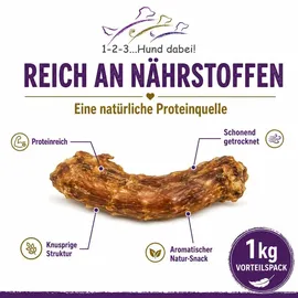 123... hund dabei! Hähnchen-Hälse 1 kg