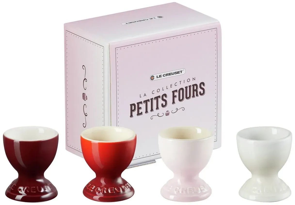 LE CREUSET Eierbecherset 4-tlg. 5cm PETITS FOURS - D ca. 5,30