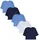 TupTam Baby Jungen Langarmshirt 5er Set, Farbe: Blau grau mix uni), Größe: 98 - 98