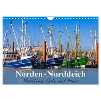 Calvendo Norden-Norddeich. Maritime Orte mit Flair (Wandkalender 2026 DIN