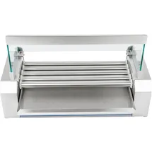 Royal Catering Hot Dog Grill 5 Rollen Edelstahl