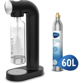 Brita SodaONE black + PET-Flasche + Zylinder