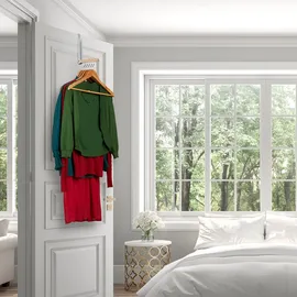 Relaxdays Türhaken Klappbar 2er Set Grau