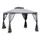 Outsunny Gartenpavillon 3 x 3 m inkl. 4 Seitenteile Hellgrau