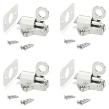 SO-Tech Selbstschließender Türriegel 4er Pack Silber