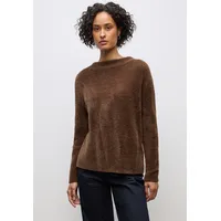 STREET ONE STREET ONE, Federgarn Pullover hazelnut Brown 42,