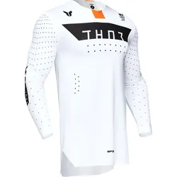 Thor Sportmode Rogue, Trikot - Weiß/Schwarz/Orange - XXL