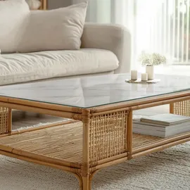 Tulup Tischplatte Hellgrau, Glas 80x60x0.4 cm Esszimmer, Tische, Esstische, Tischsysteme, Tischplatte