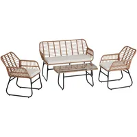 Tectake Molfetta XL Set 4-tlg. Beige