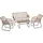 Tectake Molfetta XL Set 4-tlg. Beige