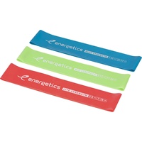 ENERGETICS Mini Bands Set 1.0 Gymnastik-Band, Red/Green/Blue, One Size