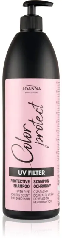 Joanna Professional UV Filter Schützendes Shampoo für von der Sonne überanstrengtes Haar Duft Cherry 1000 ml