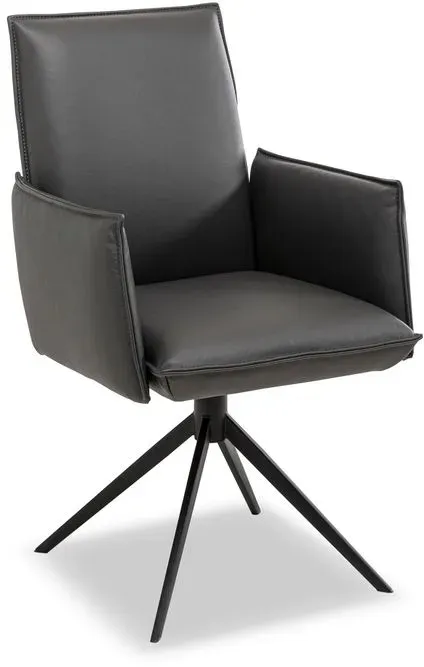 KOINOR Stuhl Soul 1276 SASX Leder Schwarz