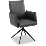 KOINOR Stuhl Soul 1276 SASX Leder Schwarz