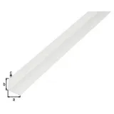 GAH Alberts Alberts Winkelprof. gleichsch., ungelocht L1000x B15x H15x S1, 2mm Kunststoff weiß