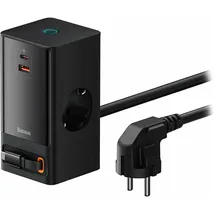 Baseus PowerCombo Tower 5 in 1 Schnellladestation 65W Schwarz
