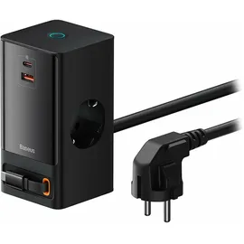 Baseus PowerCombo Tower 5 in 1 Schnellladestation 65W Schwarz