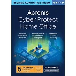 Acronis True Image Essentials Abonnement 5 Computer - 1-Jahres-Abonnement