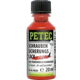 Petec Schraubensicherungslack rot, 20ml