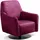 Egoitaliano Sessel Felicity Wippfunktion 77 x 88 x 85 cm Lila/Pink drehbar