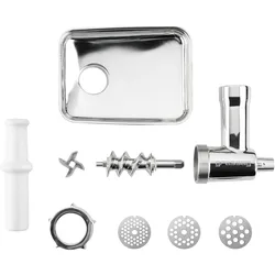 grossag Fleischwolf Vorsatz KFW 500 Edelstahl für Kitchen Aid